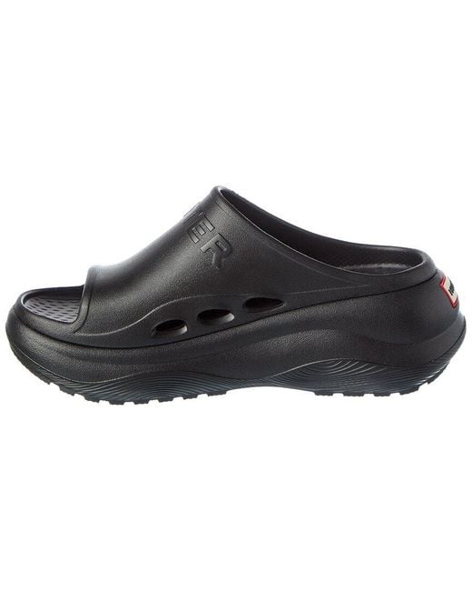 Hunter Black Haddie Slide