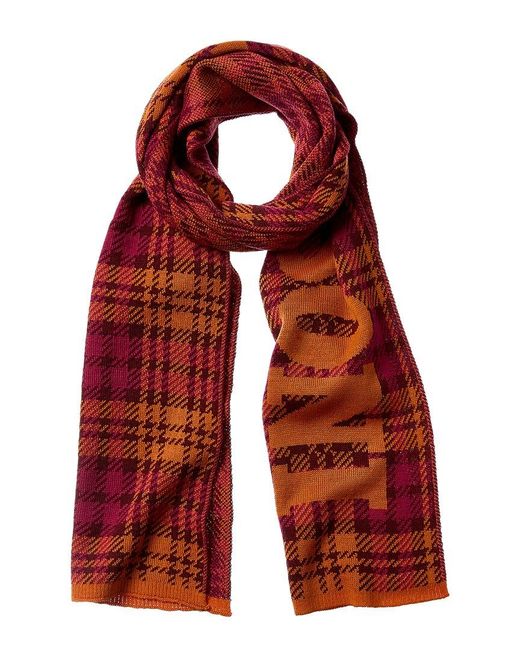 Missoni Red Wool-Blend Scarf