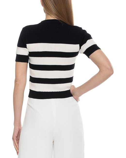 Alexia Admor Blue Pat Top