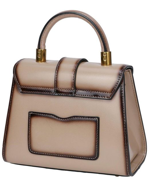 Tiffany & Fred Paris Natural Leather Satchel