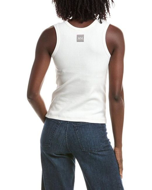 Max Mara White Mm By Tondo Tank