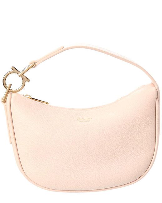 Ferragamo Natural Leather Hobo Bag