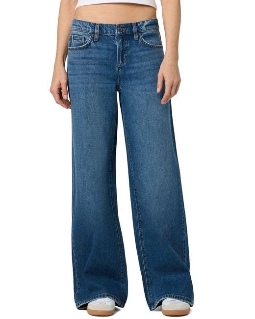 Joe's Jeans Blue Low Rise Wide Leg Tokyo Jean