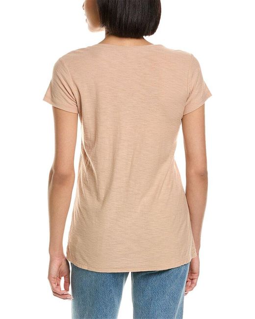 James Perse Blue Solid T-shirt
