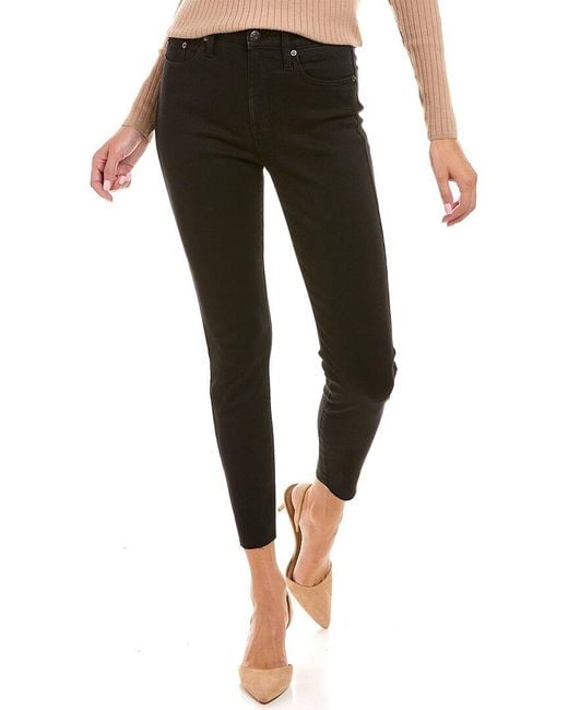 Pistola Cotton Aline Onyx High-rise Skinny Jean in Black | Lyst