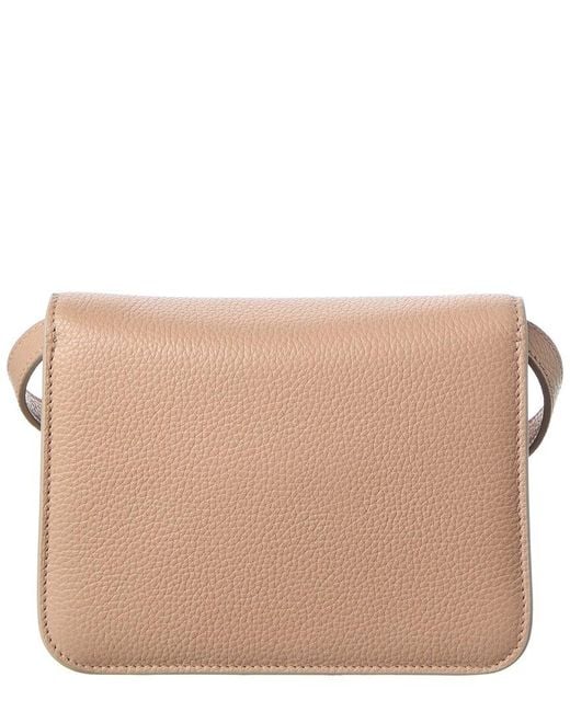 Ferragamo Natural Vara Bow Leather Crossbody