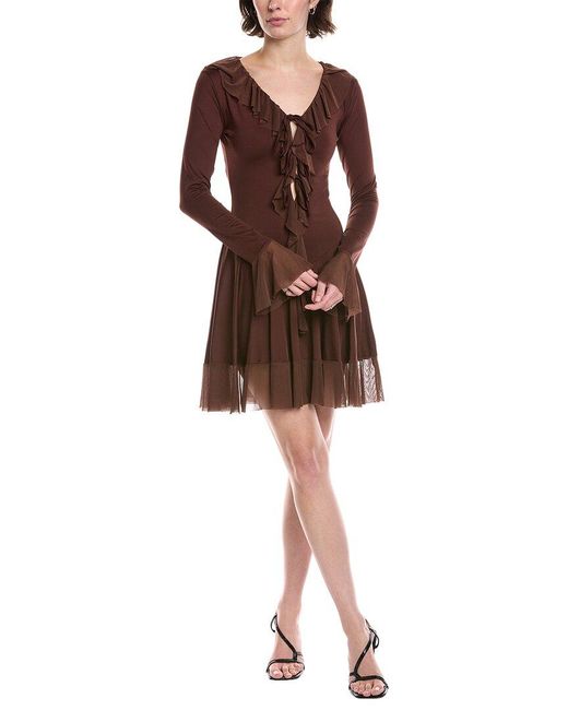 HL Affair Brown Mini Dress