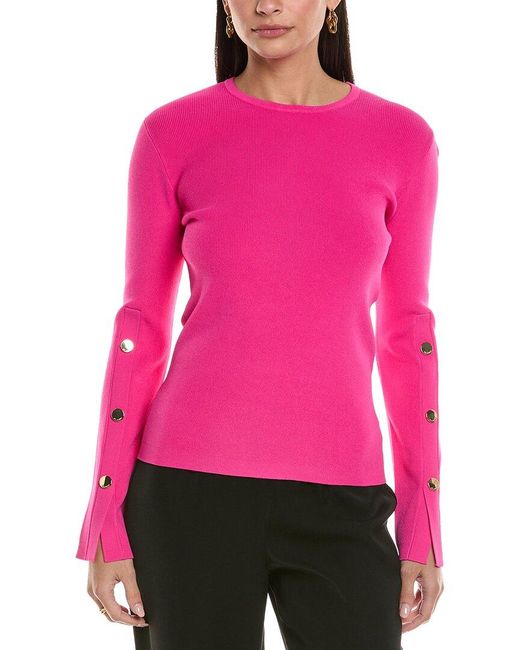 St. John Pink Sweater