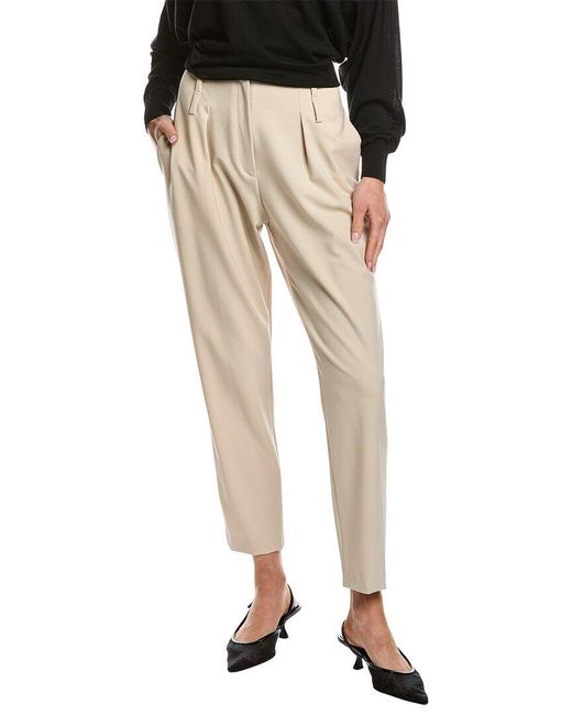 IRO Black Luanis Wool-Blend Pant