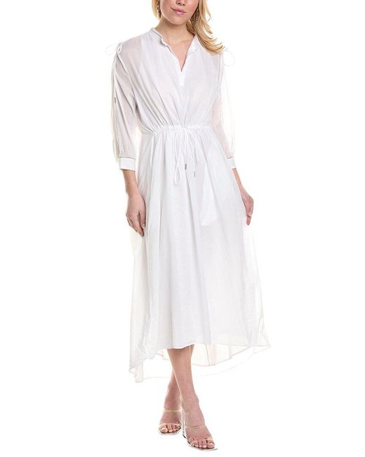 Peserico White Maxi Dress