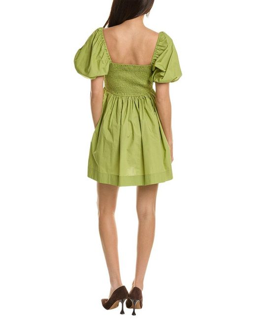 KOURT Green Bloom Mini Dress
