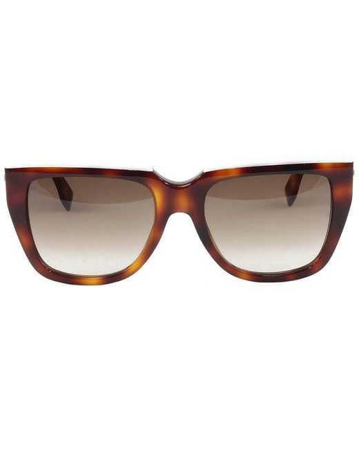 Fendi Brown Ff0087s 53mm Sunglasses