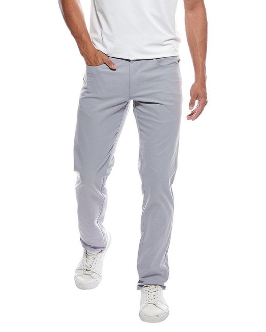 Peter Millar Blue Performance 5-Pocket Pant for men