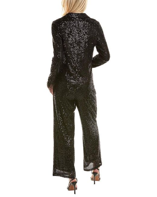 Nanette Lepore Black 2Pc Jacket & Pant Suit Set
