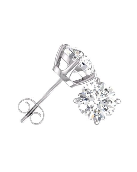 Lab Grown Diamonds White 14k 0.50 Ct. Tw. Lab Grown Diamond Earrings