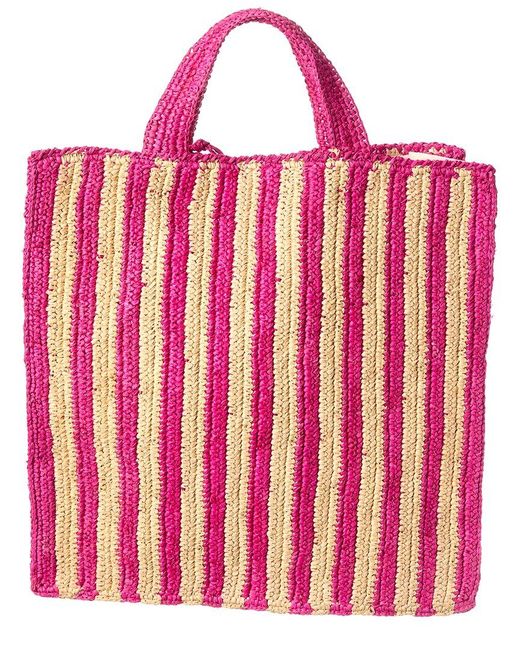 Mar Y Sol Pink Amalfi Tote