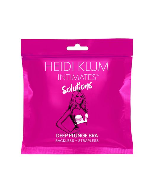 Heidi Klum Pink Deep Plunge Strapless And Backless Bra