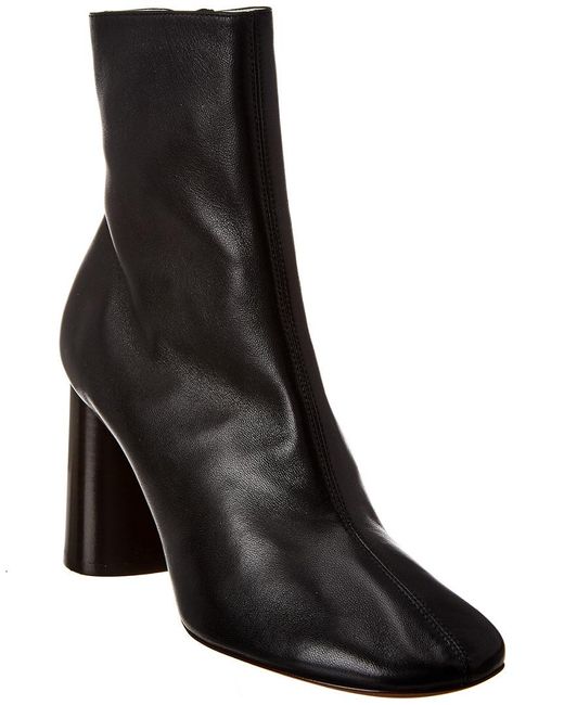 celine leather ankle boots