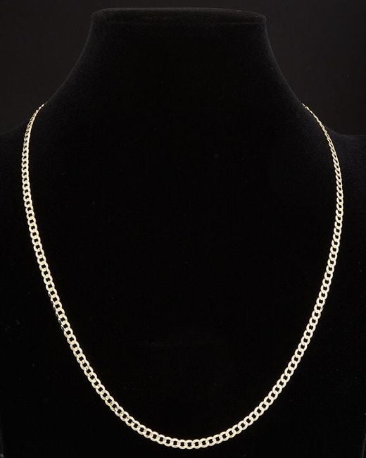 Italian Gold Black 14k Cuban Miami Link Necklace