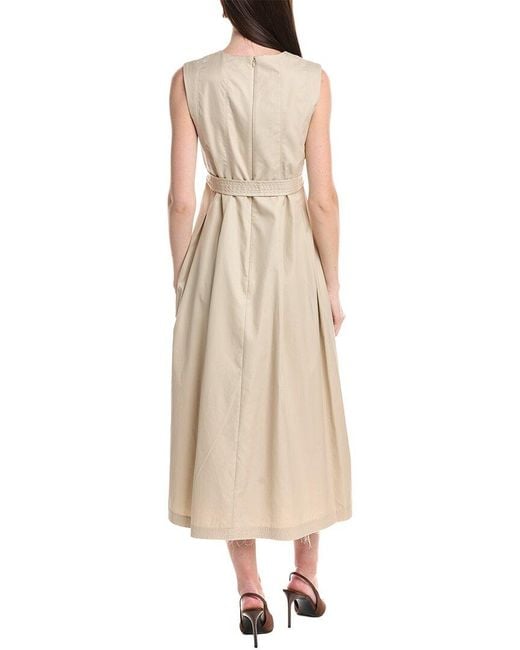 Max Mara Natural Amina Midi Dress