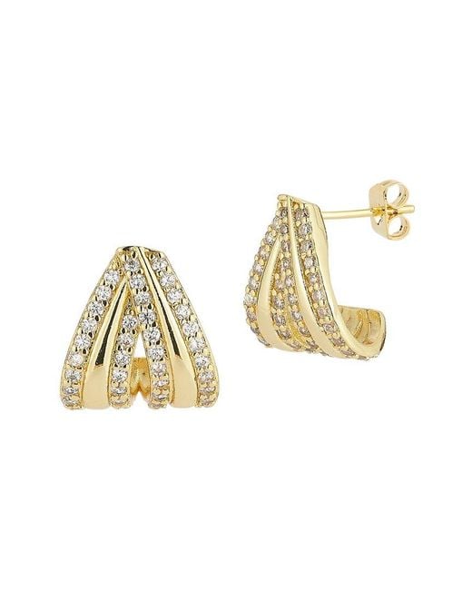 Sphera Milano Metallic Plated Cz Earrings