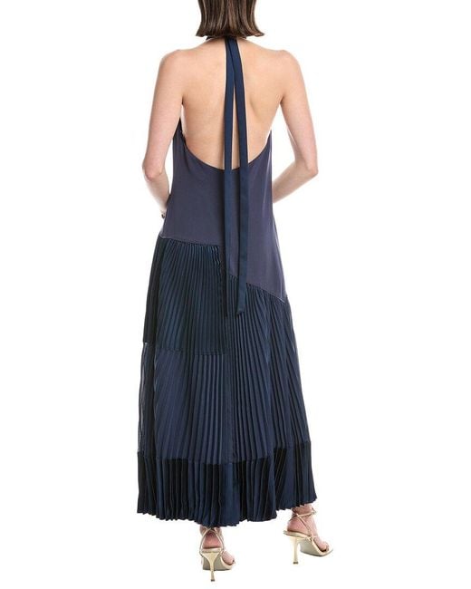 Jonathan Simkhai Blue Hazel Midi Dress