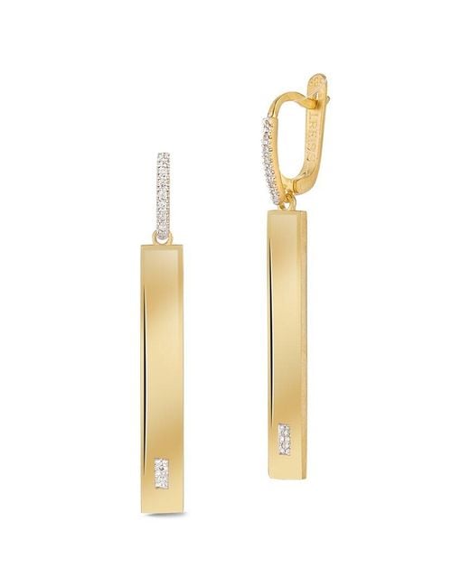 Reiss White 14K 0.15 Ct. Tw. Diamond Earrings