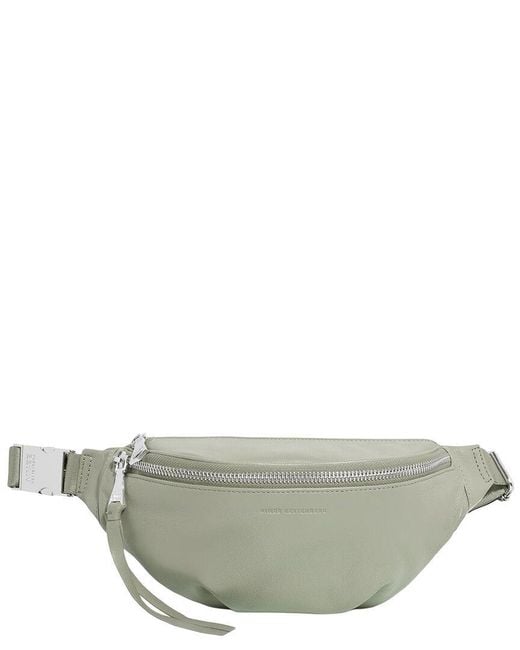Aimee Kestenberg Gray Cabo Leather Sling Bag