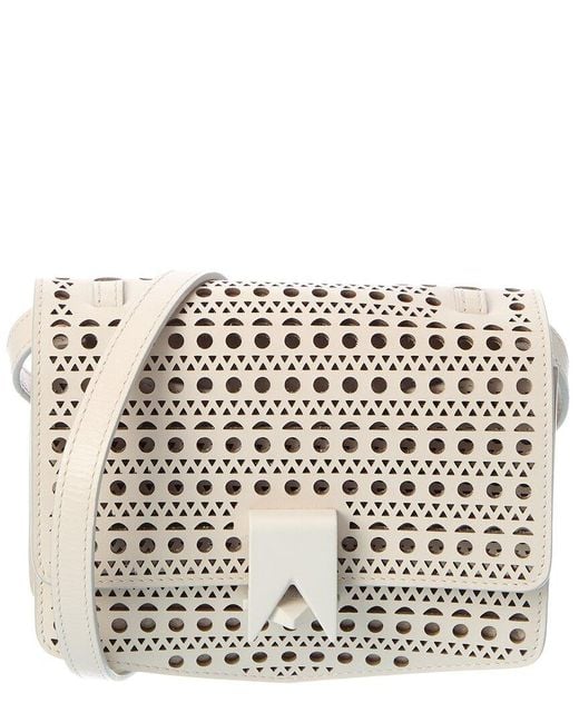 Alaïa White Alaïa Leather Crossbody