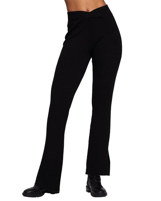 Chaser Brand Black Party Flare Pant