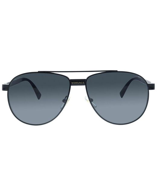 Versace Blue 0ve2209 58mm Sunglasses