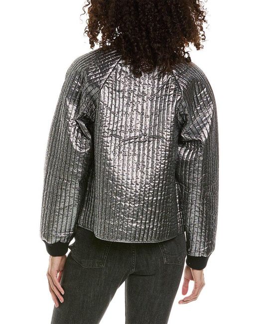 The Great Gray The Metallic Bomber Jacket