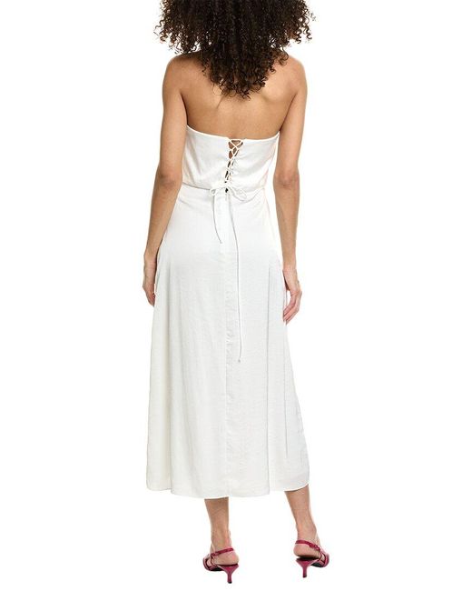 Ba&sh White Midi Dress