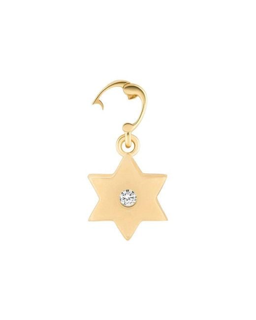 Karma and Luck Metallic Plated Cz Pendant Charm