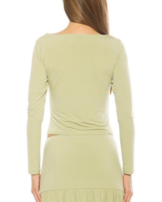 Alexia Admor Yellow Dahlia Shirt
