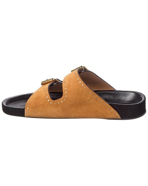 Isabel Marant Brown Suede Sandal