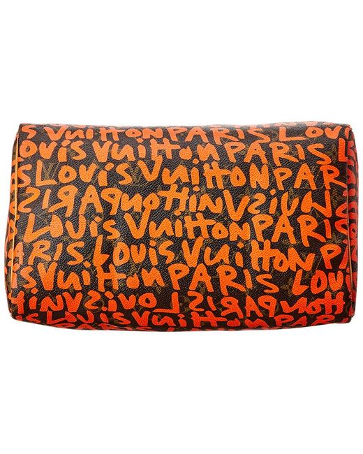 Louis Vuitton Stephen Sprouse Orange Graffiti Monogram Canvas Speedy 30 - Lyst