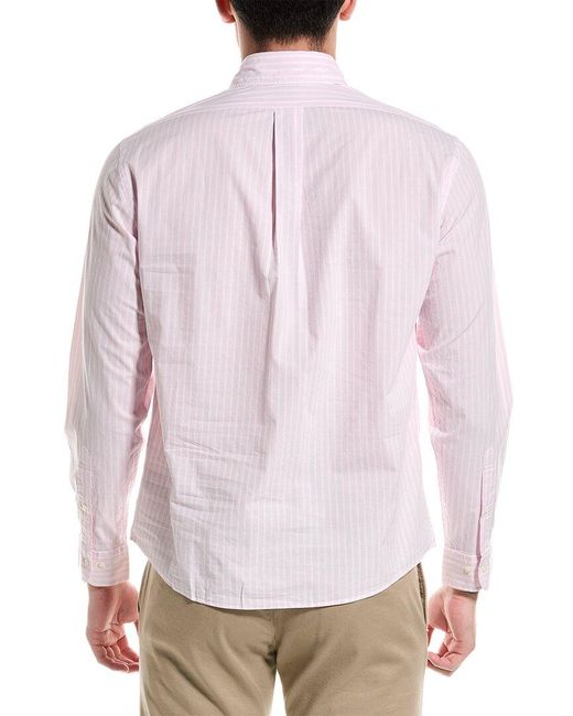 Brooks Brothers Pink Poplin Sport Shirt for men