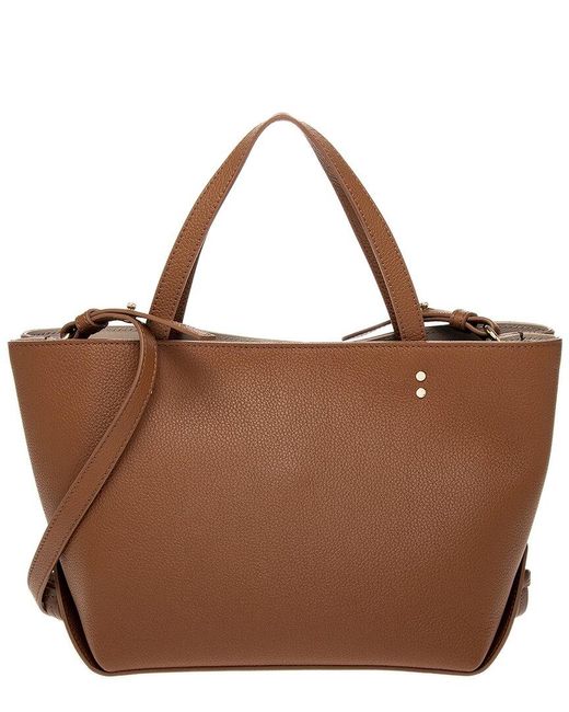 Chloé Brown Sense Small East-west Leather Tote