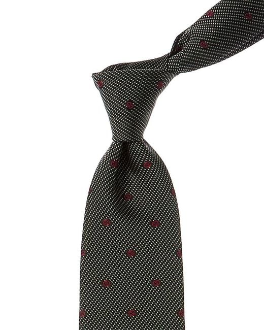 Gucci Black Red & Green GG Silk Tie for men