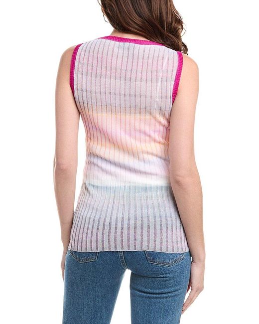 Missoni Blue Rib Tank