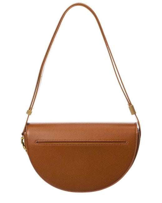 Patou Brown Leather Shoulder Bag