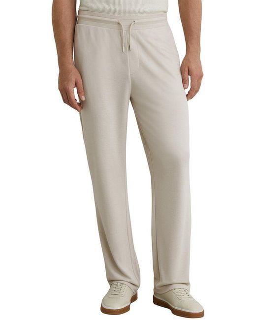 Reiss Gray Lennox Drawstring Trouser for men