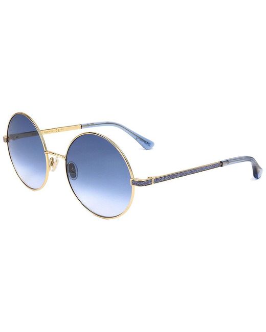 Jimmy Choo Blue Oriane 57mm Sunglasses