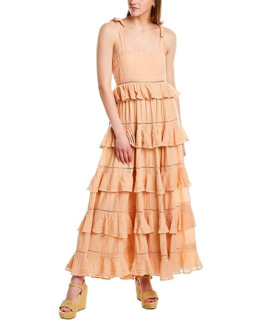 Ash Pink Diwani Maxi Dress