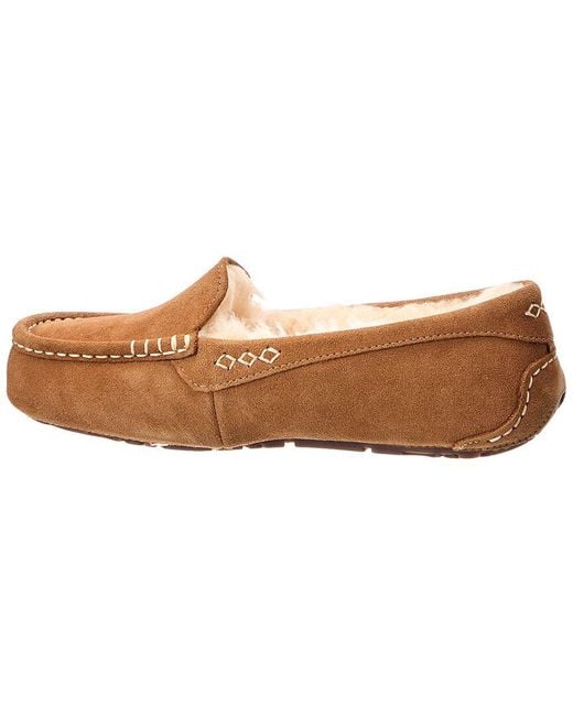 Ugg Brown Ansley Suede Slipper