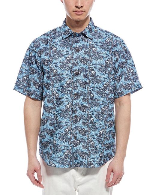 Tommy Bahama Blue Coconut Point Capuchin Vines Shirt for men