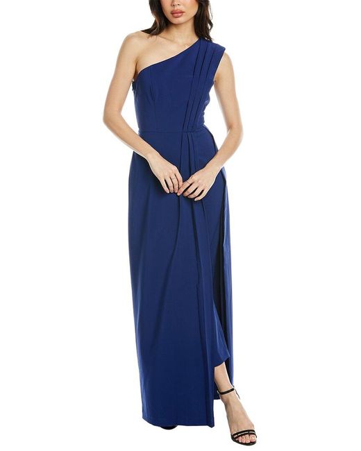 Kay Unger Liliana One Shoulder Jumpsuit 