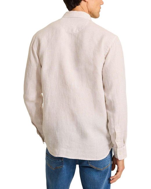 Tommy Bahama White Lennox Linen Shirt for men