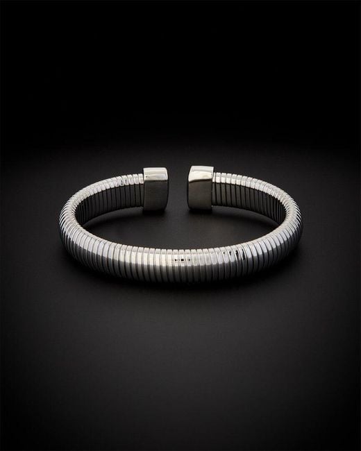 Juvell Black 18k Plated Cz Goose Cuff Bracelet